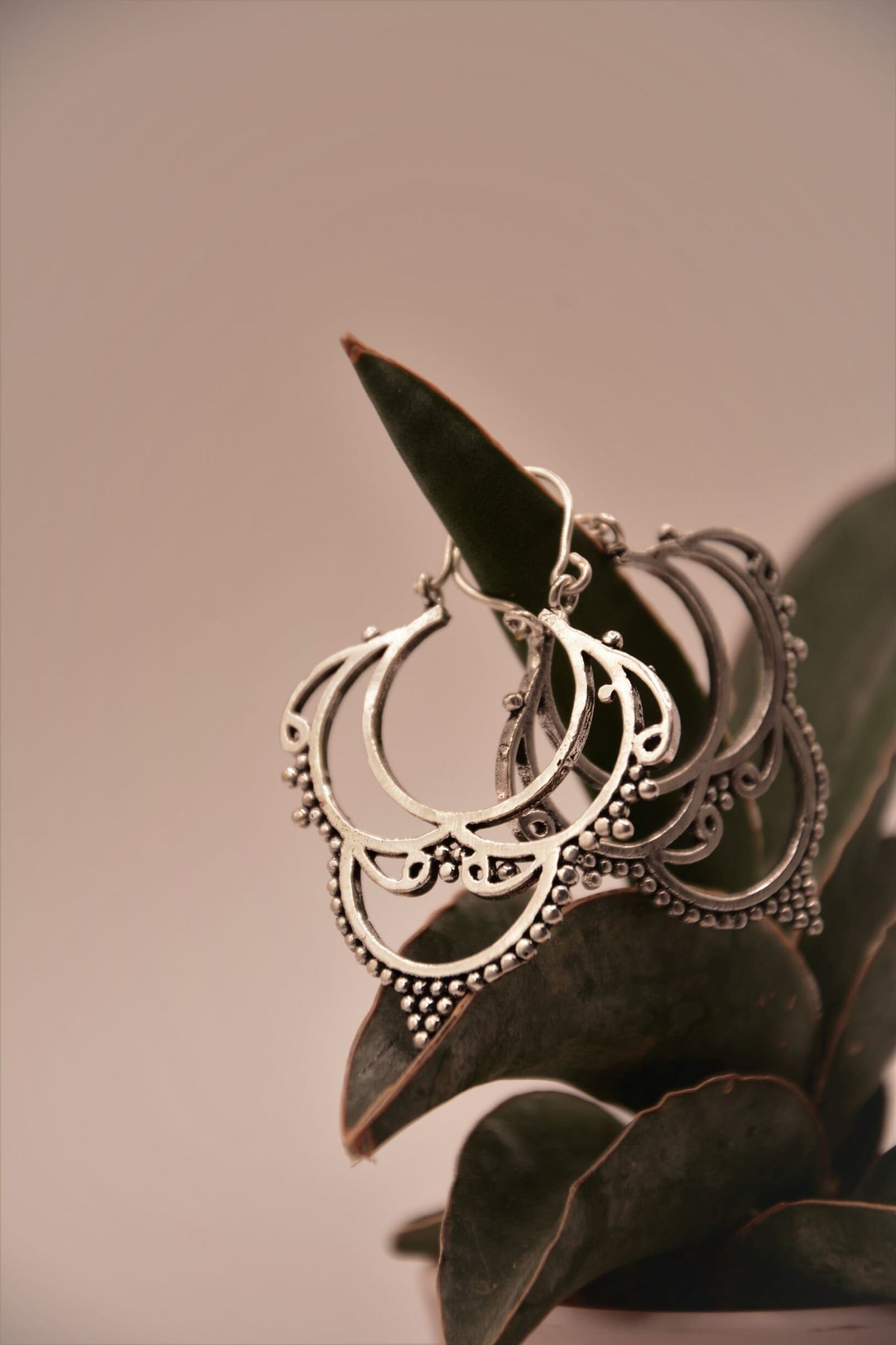 Indische Hängeohrringe "SAMASARA"