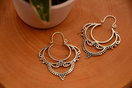 Indische Hängeohrringe "SAMASARA"